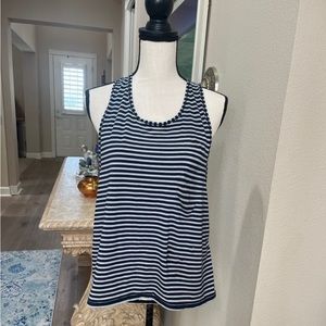 Athleta striped tank top